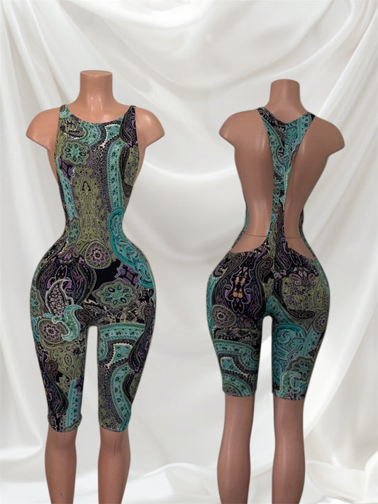 Emerald Affair Romper