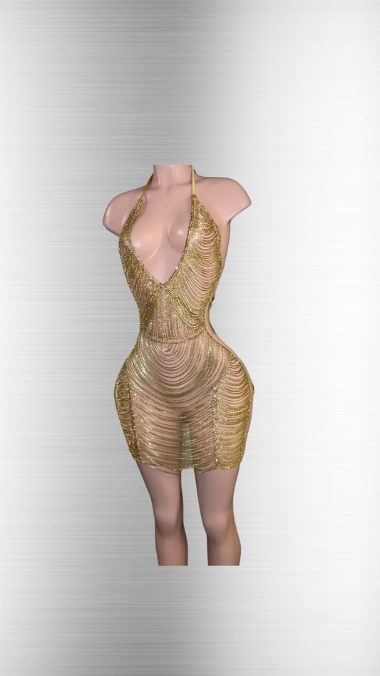 424 Dress Gold